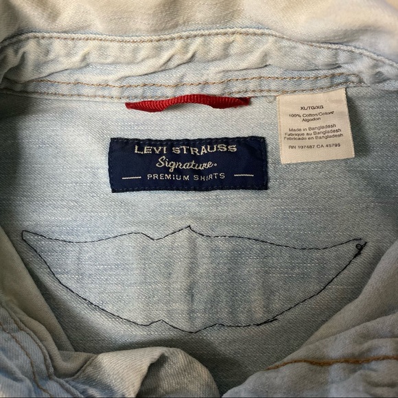 Vintage Levi’s x Harley Davidson Denim Button up - Picture 5 of 5